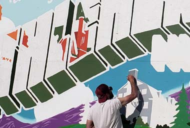 A colorful new mural is welcoming visitors to Bethlehem this summer!